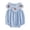 Blue, variant on Newborn Baby Girl Easter Outfit Bunny Bow Embroidery Collar Sleeveless Bubble Romper Bodysuit Jumpsuit Clothes Size 12-18Months Blue