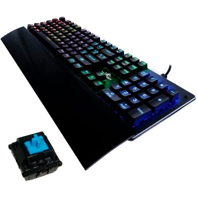 Teclado Mecánico Gamer Yeyian Flare 2000 RGB, USB, Switch Azul. Yeyian Flare 2000 Switch Azul Mecanico RGB YAT1801