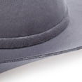 thumbnail image 4 of Womens Floppy Wide Brim Beach Sun Hat Wool Bowler Style Fashion Cap, 4 of 4