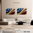 thumbnail image 3 of Elephant Stock American Freedom Wall Art - Horizontal Canvas Wall Art - Living Room Wall Decor - Flags Canvas - Blue And Gray Decor - 51" x 34", 3 of 4