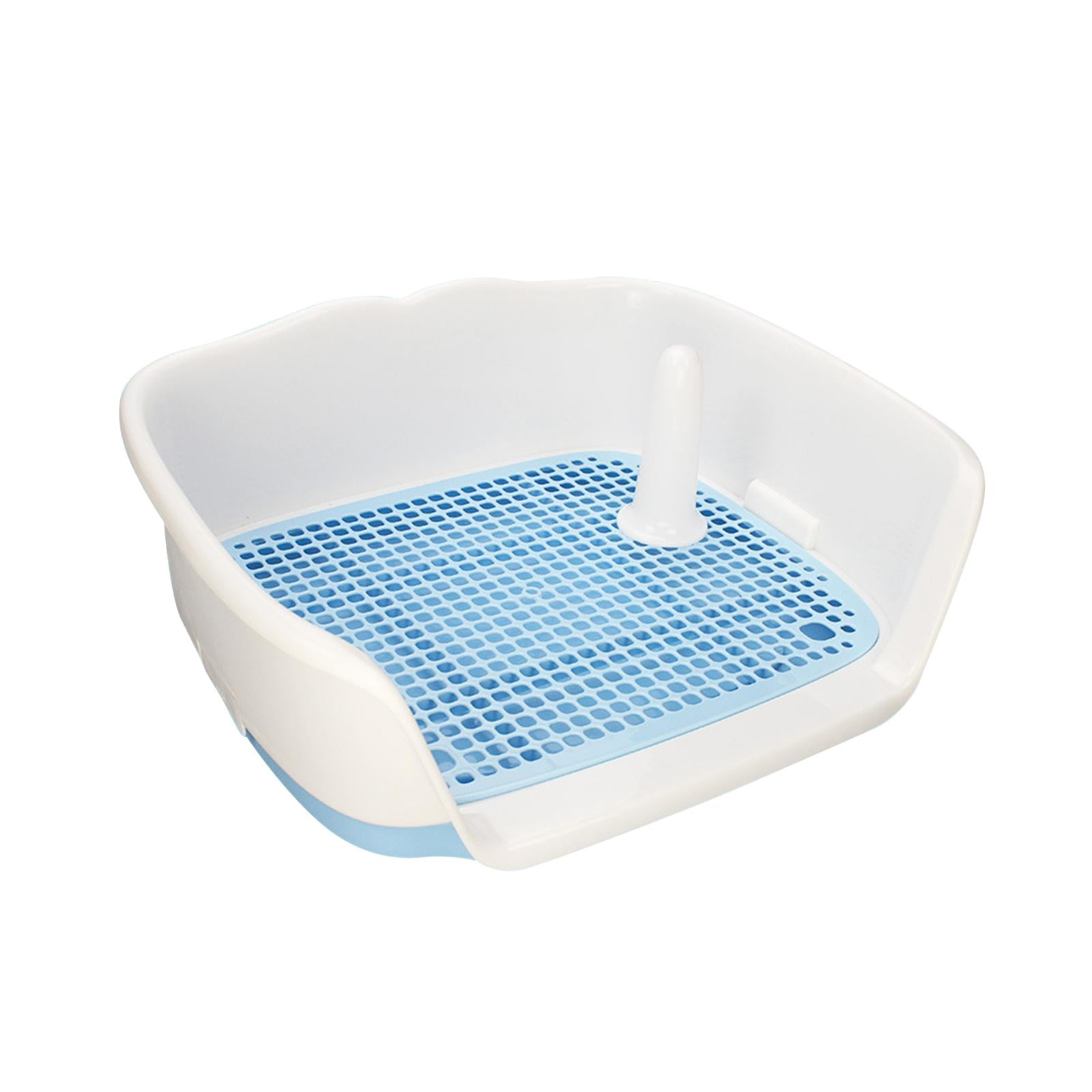 Indoor Dog Potty Tray Small Dog Urinal Keep Floors Clean with Fence Pee