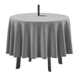 thumbnail image 1 of Vargottam Nappe Ronde Intérieure/extérieure 58 Pouces Nappe Ronde avec Parasol, Nappes de Patio Imperméables à Fermeture Éclair, Couvertures de Table Printemps/été pour Table Circulaire/jardins/bbq/pique-Nique - Gris, 1 of 7