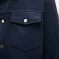 thumbnail image 5 of Kureaily Autumn And Winter Men's Casual Lapel Si Ngle Breasted Solid Color Double Pocket Slim Jacket, 5 of 9