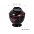 thumbnail image 2 of 1Pc Japanese Thread Miso Soup Bowl Rice Bowl Cooking Bowl Dessert Bowl (Black), 2 of 8