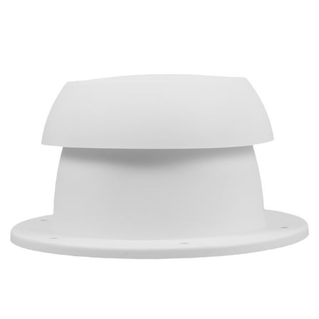 RENACLIPY White Plastic RV Plumbing Vent Cap Mushroom Cover Rainproof Ventilation Accessory