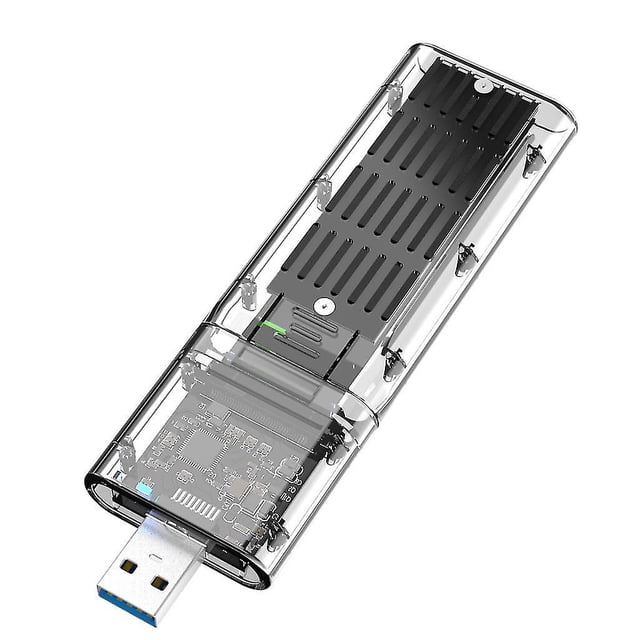 External M.2 Ngff Sata Ssd Enclosure High Speed Usb3.0 Gen1 5gb/s Transparent Sata Ssd Hard Drive C