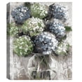 thumbnail image 2 of Hydrangea Study Blues by Sandy Doonan Wrapped Canvas Art Print, 2 of 2
