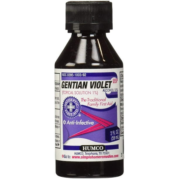 Gentian Violet By Humco Walmart Com Walmart Com