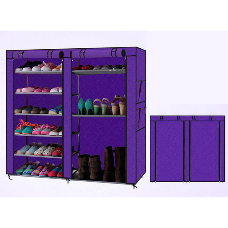 12 Grids 6 Layers Multiple Colors Shoe Cabinet Shoe Rack Shoe
