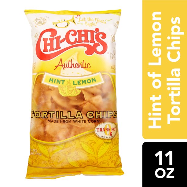 ChiChi's Authentic Hint of Lemon White Corn Tortilla Chips, 11 Oz