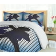 thumbnail image 5 of Ambesonne Retro Duvet Cover Sets, Couple Dance Floor Fun, 2-Queen, Blue Purple Black, 5 of 7