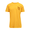 thumbnail image 2 of Quiksilver Men's T-Shirt Golden Yellow World Peace Graphic S/S (S11), 2 of 6