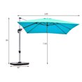 thumbnail image 2 of Patiojoy 10' Market Umbrella Outdoor Patio Square Offset w/Base Blue, 2 of 6