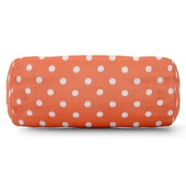 Majestic Home Goods Bolster Pillow Ikat Dot Orange
