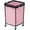 Pink, variant on 160L Laundry Hamper with Wheels, 2 Section Large Laundry Basket with Removable Bag, Steel Frame Dirty Clothes Hamper, Rolling Laundry Cart for Bedroom, Bathroom, Dorm, Hotel, Pink