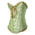 thumbnail image 4 of SCSAlgin Shapewear Sets for Women Corset Top Bustier LingerieZipper Front Flower Sexy Burlesque Vintage, 4 of 4