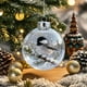 thumbnail image 5 of Herunwer Winter Birds Christmas Glass Bauble Collection, Nature’s Birds Crystal Glass Ornament, Cute Hummingbird Christmas Tree Ornaments, 5 of 6