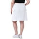 thumbnail image 4 of Falda de Talla Grande para Mujeres, Corte A, Casual, Por Encima de la Rodilla, Con Cremallera Frontal, Falda Acampanada 2026 2X Blanca, 4 of 8