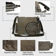 thumbnail image 4 of Japanese Totoro Canvas Messenger Bag - Stylish Cartoon Crossbody Bag, 4 of 4