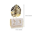 thumbnail image 4 of 1 Set Nordic Style Wood Perpetual Calendar Desktop Calendar Blocks Home Office Decoration, 4 of 8