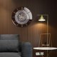 thumbnail image 5 of Reloj de pared redondo de acrílico silencioso sin tictac para regalo, decoración de sala de estar plata, 5 of 7