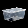 thumbnail image 6 of Reptile Feeding Box Breeding Cage Terrarium Clear ABS Construction Suitable for Snakes Frogs Geckos, 6 of 9