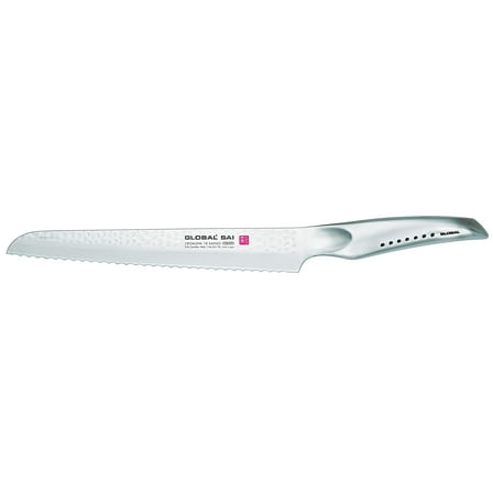 Global SAI-05, SAI Bread Knife, 9", Stainless Steel