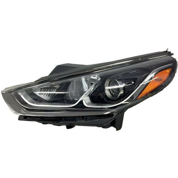 Left Headlight Assembly - Compatible with 2018 - 2019 Hyundai Sonata Sedan