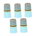 thumbnail image 3 of Vsenkes 5 Pieces Golf Club Ferrules Size .370 Taper Tip Adapter Golf Sleeve Ferrules blue, 3 of 9