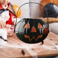 thumbnail image 6 of Pumpkin Pail Halloween Candy Bucket Trick or Treat Holder Lightweight Plastic for Childrens Party Favors, 6 of 9