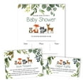 thumbnail image 4 of Inkdotpot Set Of 30Jungle Animals Baby Shower Invitations-Diaper Raffle Tickets And Baby Shower Book Request Cards Gender Neutral Invites Its A Boy Its A Girl, 4 of 8