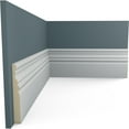 thumbnail image 5 of Ekena Millwork 4 1/2"H x 1/2"P x 94 1/2"L Kepler Baseboard Moulding (2-Pack), 5 of 6