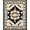 Black, Pattern 12, variant on ODIKA 4'x6' Machine Washable Non-Slip Area Rug, Rustic Southwestern High Traffic Rug, Beige, 25986