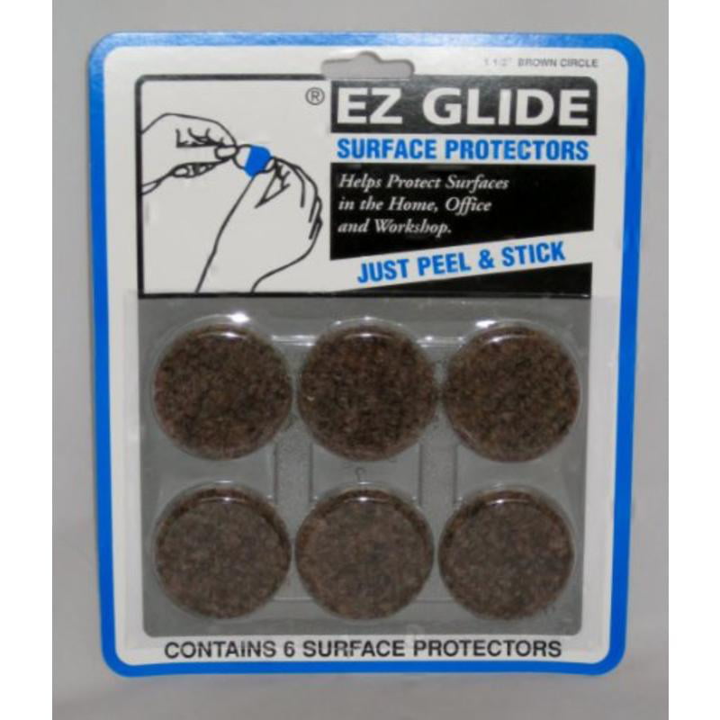 Sand Color EZ Glide 1 1/2" Circle Adhesive Protector 