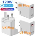 thumbnail image 4 of 120W Fast Charging Adapter for android Civi 12S Ultra 12 Lite Redmi Note 11 9 Pro K50 POCO C40 Oneplus USB Charger, 4 of 5