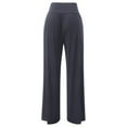 thumbnail image 4 of Pantalones de chándal de cintura alta y pierna ancha para mujer: pantalones palazzo de yoga con bolsillos, tejido elástico, para todas las ocasiones, tallas S-XXL, 4 of 5