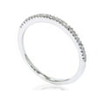 thumbnail image 3 of Bague en Diamant 1/10 Ct en Or Blanc 14 K, 3 of 4