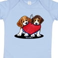 thumbnail image 4 of Inktastic Beagle Heartfelt Duo Boys or Girls Baby Bodysuit, 4 of 5