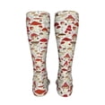 thumbnail image 6 of Pofeuu Cartoon Mushrooms Print Stockings, Adult Running Hiking Socks for Youth and Adult-One Size, 6 of 8
