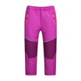 thumbnail image 3 of Juebong Kids Rain Pants Winter Warm Thickened Waterproof Windproof Ski Pants Boys Girls Outdoor Hiking Snowpants Trousers Hot Pink,XL, 3 of 7