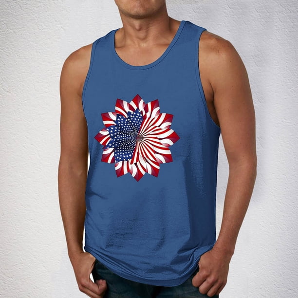 Camiseta sin mangas de cuello redondo para hombre, ropa de ocio, fitness, para el hogar, pijamas, camiseta con estampado de moda a color, blusa deportiva de poliéster para hombre