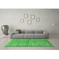 thumbnail image 3 of Ahgly Company Indoor Rectangle Abstract Emerald Green Modern Area Rugs, 7' x 10', 3 of 4