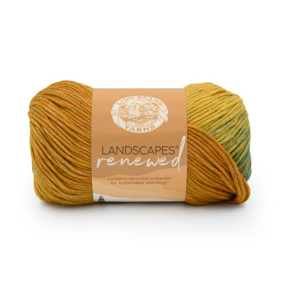 Lion Brand Landscapes® Renewed Yarn Scarab #4 Medium/ Worsted Yarn 150g/ 212m, 3-CT