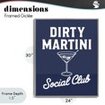 thumbnail image 4 of Stupell Industries Mid-Century Retro Dirty Martini Club Gray Framed Giclee Art, 24 x 30, by Lettered and Lined, 4 of 8