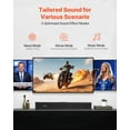 thumbnail image 4 of VEVOR Sound Bar for Smart TV, 2.0 Channel, 24-Inch Compact Soundbar TV Speakers for Projector, Bluetooth AUX Connection, Remote Control, Easy Setup, 80W Surround Sound System, 4 of 9