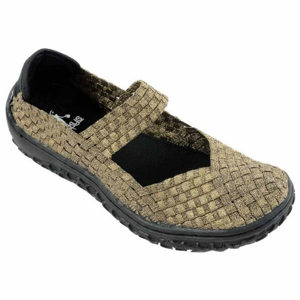 woven womens flats