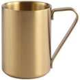 thumbnail image 1 of Miangastore Tasse à Café Réutilisable Dorée Incassable 1Ensemble 3.93x2.75x2.36 Po, 1 of 9