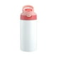 thumbnail image 1 of Botella de agua personalizada de acero inoxidable de 12oz | Tambor de nombre personalizado aislado | Tapa de pajita impermeable | Taza de doble pared caliente/fría | Blanco DIY | Regalo deportivo de, 1 of 2