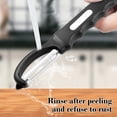 thumbnail image 5 of Aodebiao Stainless Steel Peeler Vegetable Fruit Potato Peeler Ergonomic Handle Kitchen Tool Sharp Blade Multifunctional Peeling Artifact Fast Efficient Smooth Peeler Easy Clean, 5 of 5