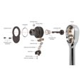 thumbnail image 2 of TEKTON 3/8 Inch Drive x 18 Inch Quick-Release Ratchet | SRH11118, 2 of 8